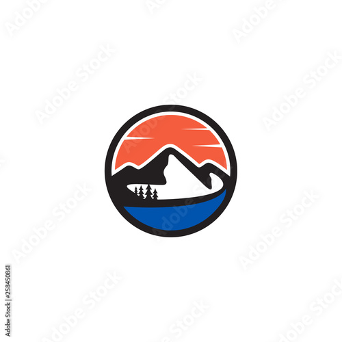 Free Download mountain logo design - GFXLoad