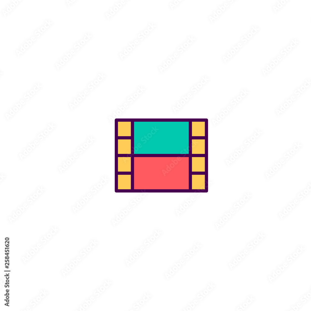 Video Player icon design. Essential icon vector design Video Player icon design. Essential icon vector design