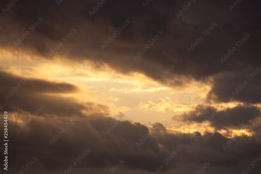 Obraz premium A crazy sunset in Israel Views of the Holy Land