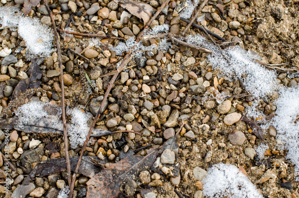 ground covered with snow ground covered with snow