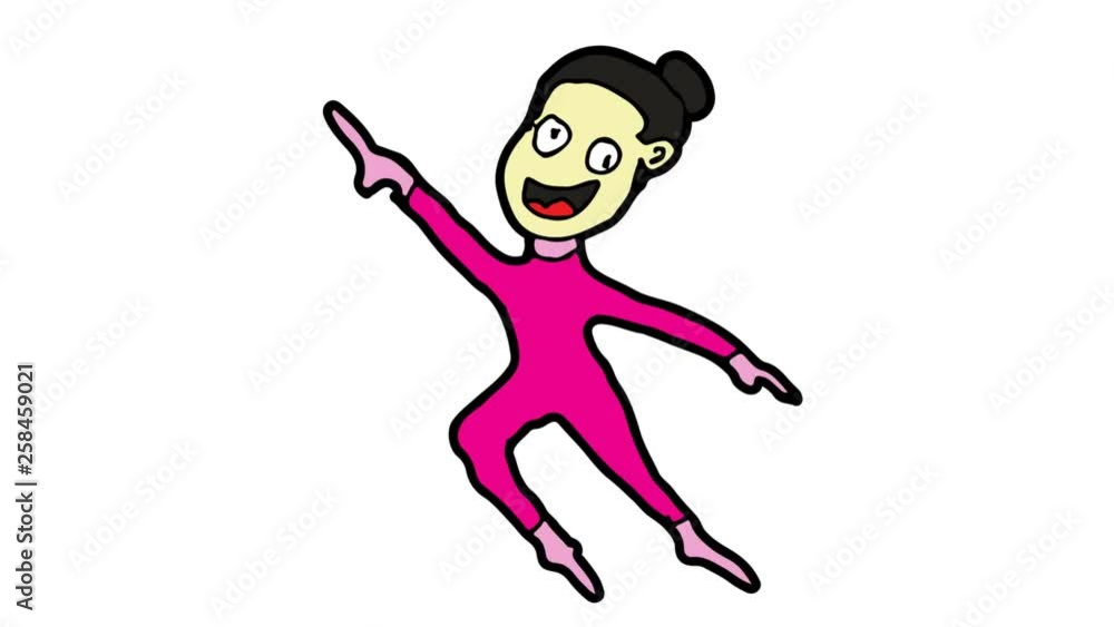 kids drawing white screen with theme of ballet kids drawing white screen with theme of ballet