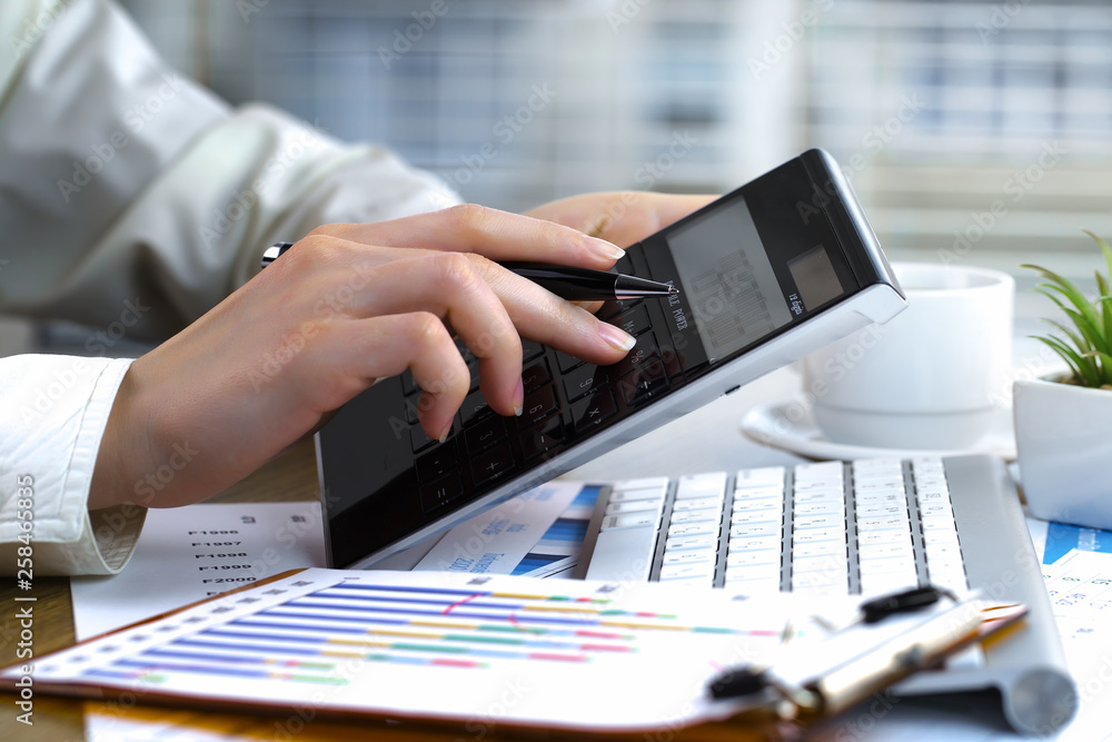 Accounting. Items for doing business in the office in the composition. Accounting. Items for doing business in the office in the composition.