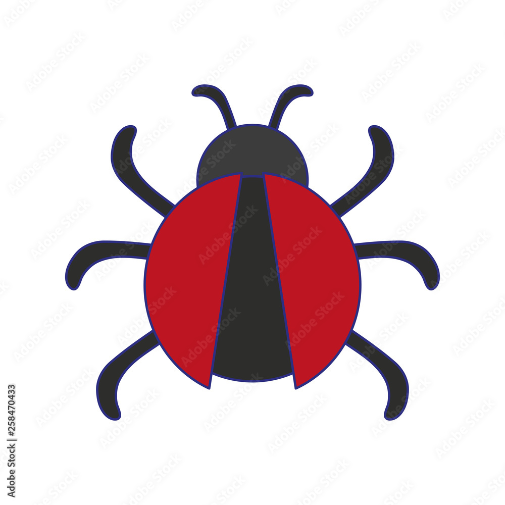 Antivirus bug technology symbol blue lines Antivirus bug technology symbol blue lines