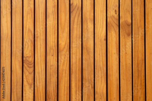 Horizontal or vertical of wood planks deck texture wallpaper background in light brown color