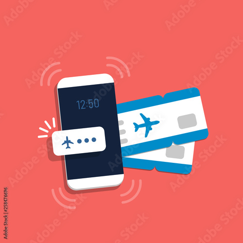 Concept for buying tickets online.