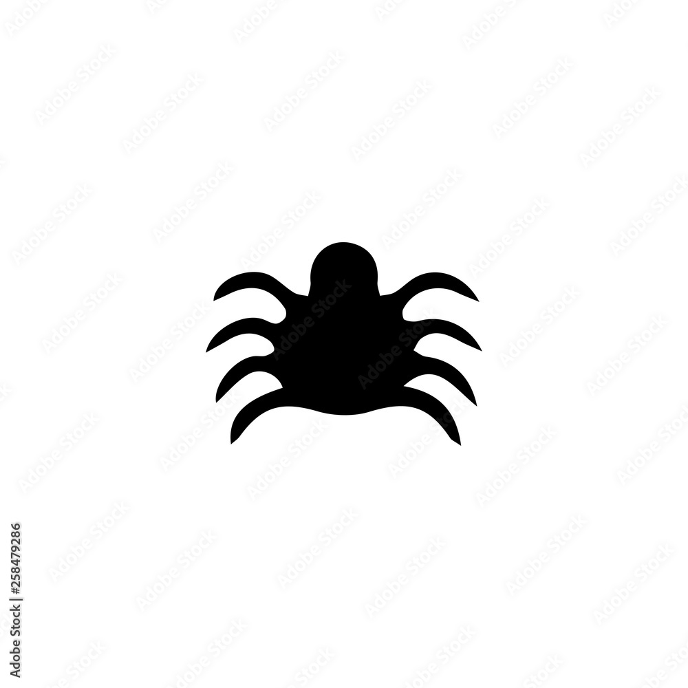 Spider insect icon. Tarantula animal sign