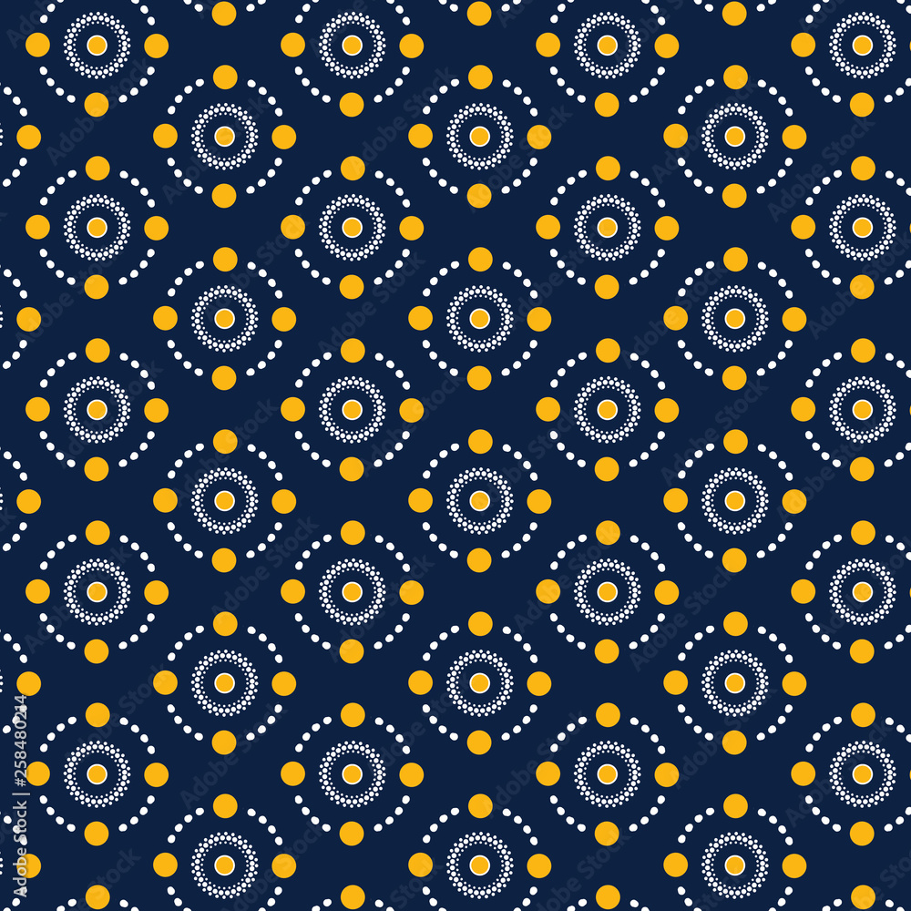 Dot art vector seamless pattern background. Dot art vector seamless pattern background.
