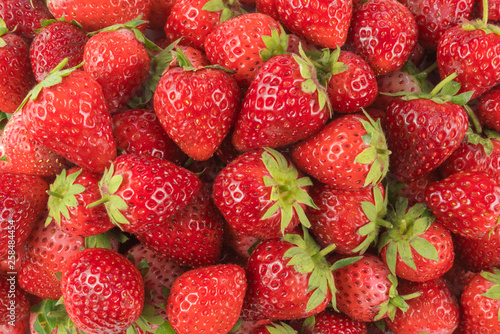 Fresh strawberry background.
