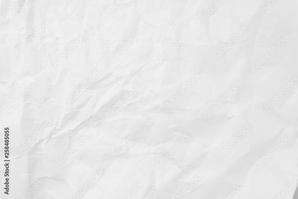 Obraz premium zmięty papier biały, grunge tekstur