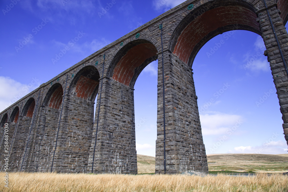 Railway viaduct arches