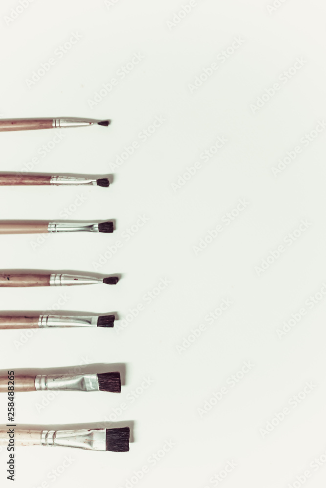 Fototapeta premium set of paint brushes