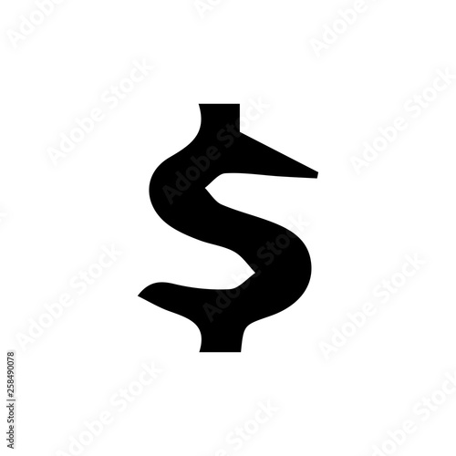 Dollar money icon.Currency sign