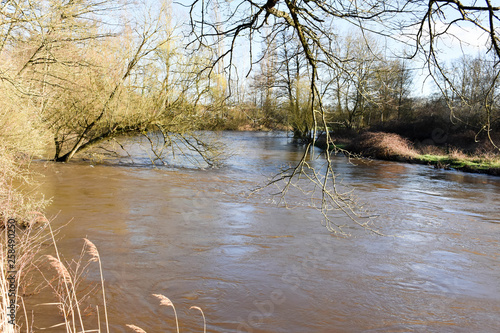 Fast flowing river