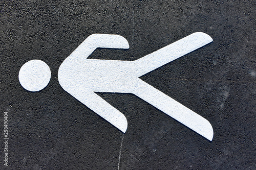 pedestrian crossing as a sign