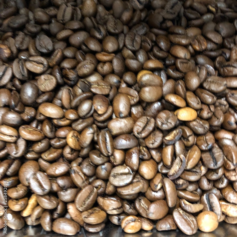 Coffee, nothing but coffee. Coffee beans