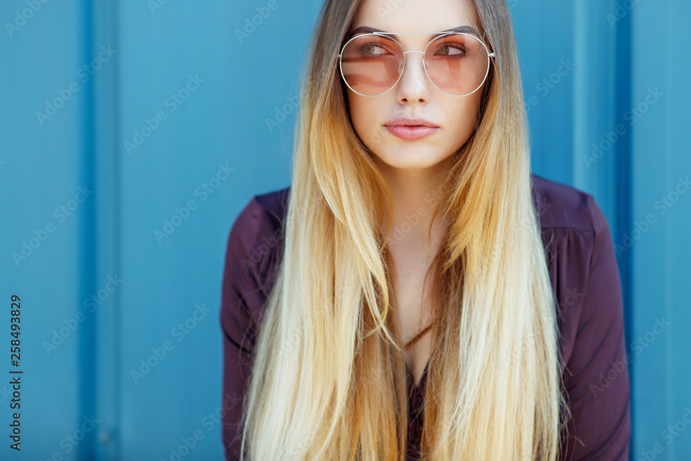 Beautiful woman in sunglasses