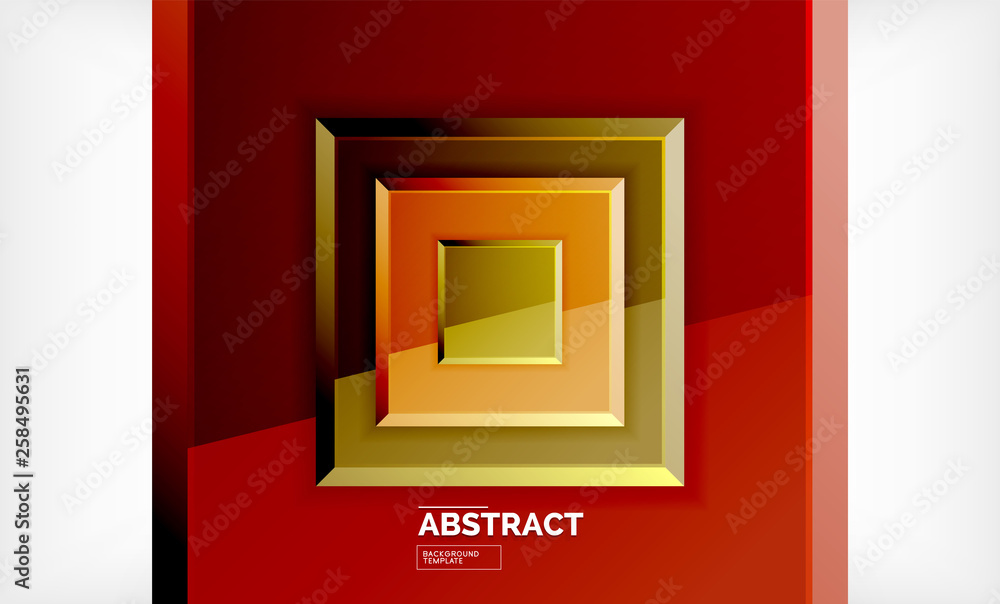 Geometric abstract background, modern square design Geometric abstract background, modern square design