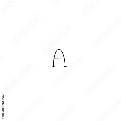 illustration of a symbol in white background