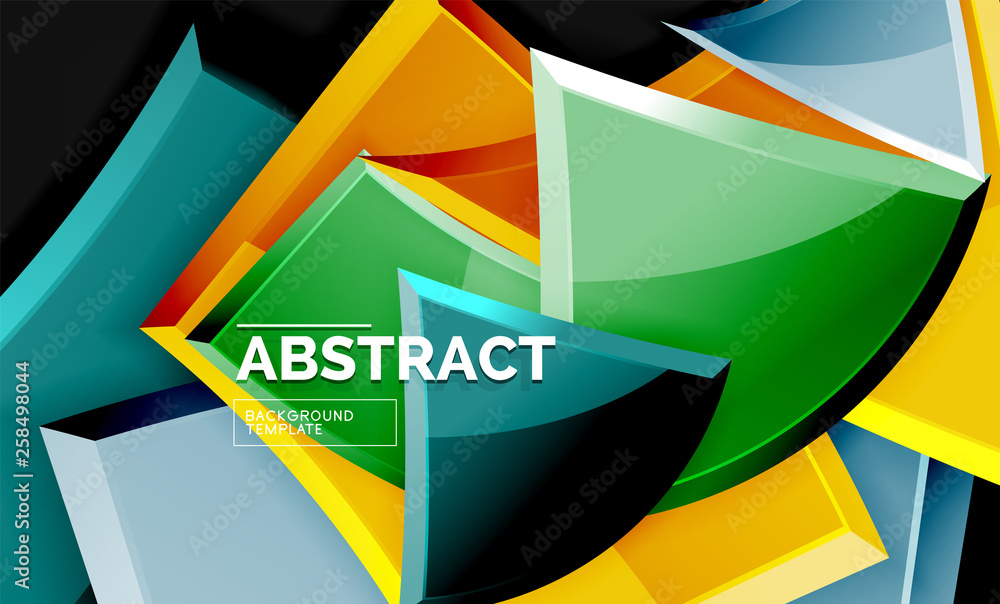 Shiny style geometric background Shiny style geometric background