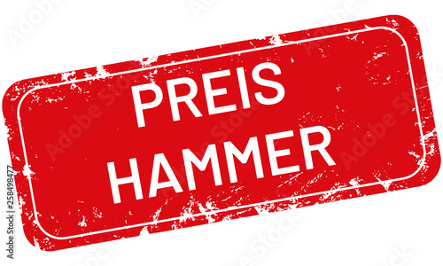 vector Stempel Preis Hammer	