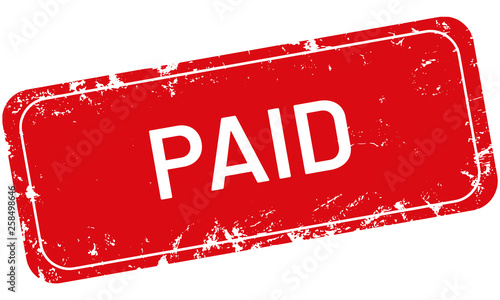 vector Stempel paid	