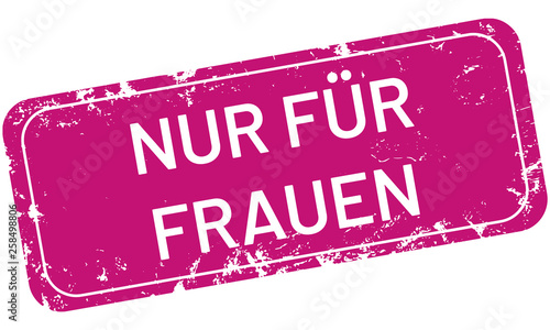 vector Stempel Nur für Frauen