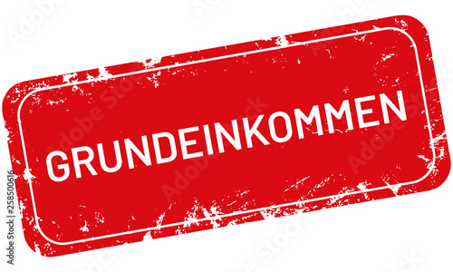 vector Stempel Grundeinkommen