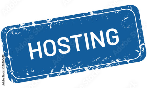 vector Stempel Hosting	