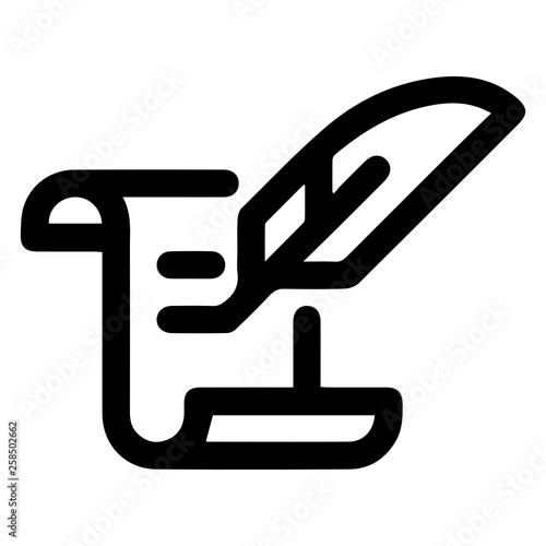 Paper letter icon