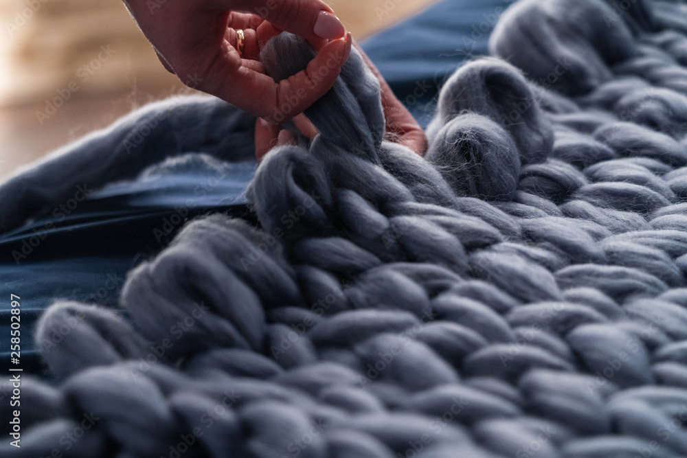 Blankets made out of yarn hotsell