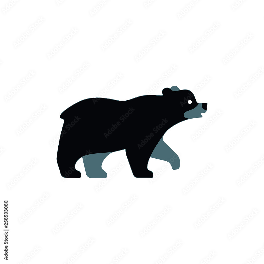 Fototapeta premium Bear animal icon