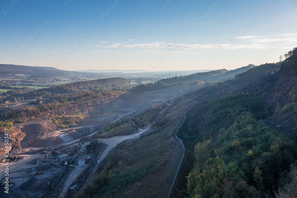 The old quarry in Steinbergen, Germany