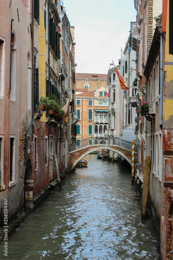 streets and canals of Venice