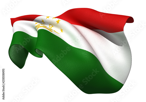 タジキスタン国旗 比率1:2