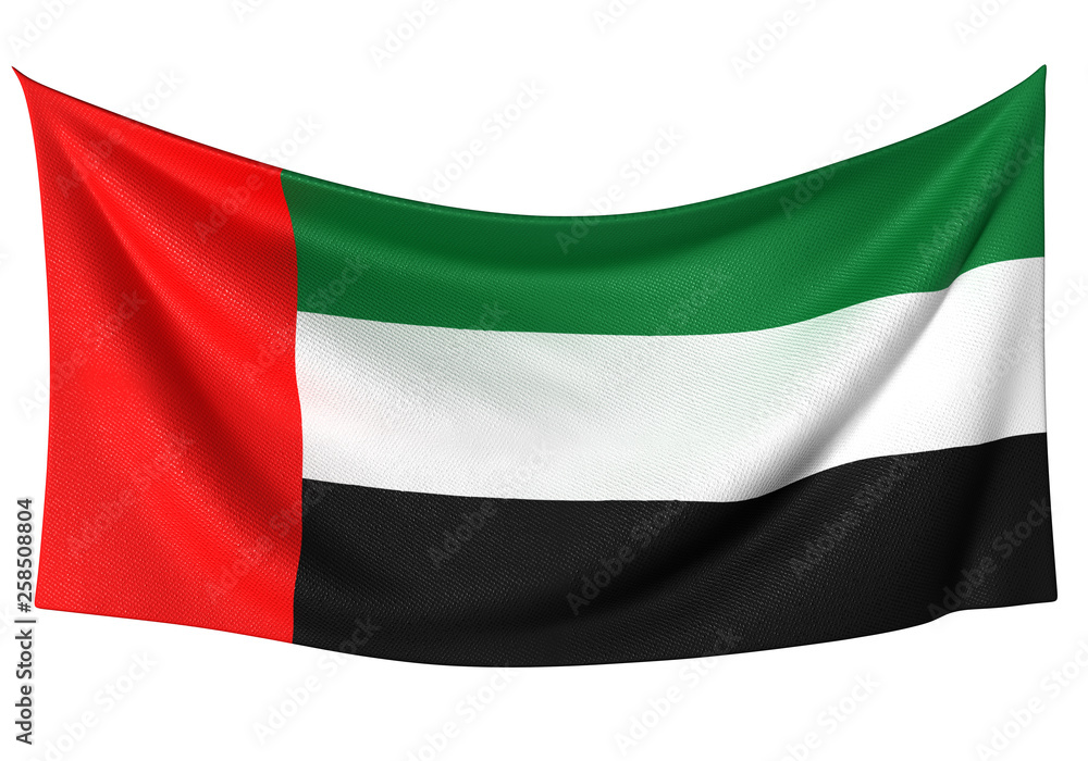 アラブ首長国連邦　国旗　比率1:2