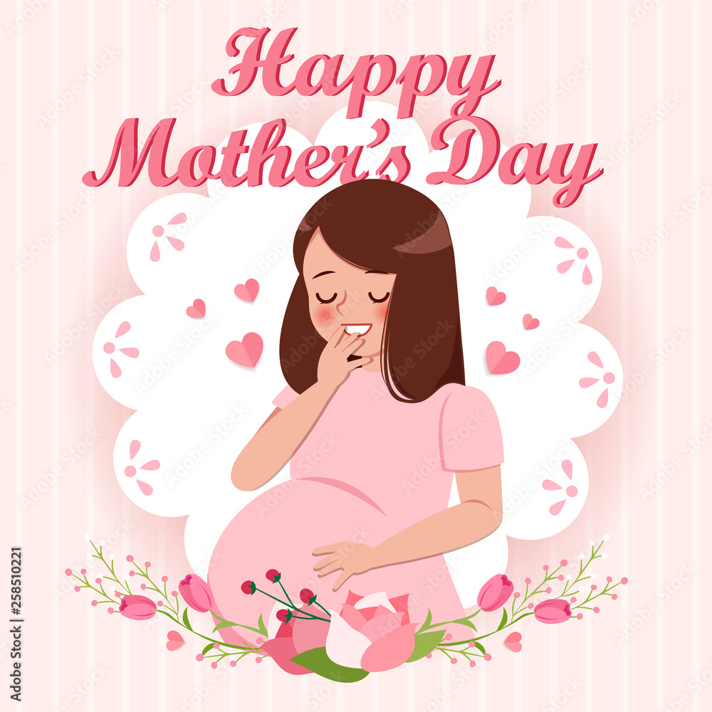happy mothers day greeting card happy mothers day greeting card
