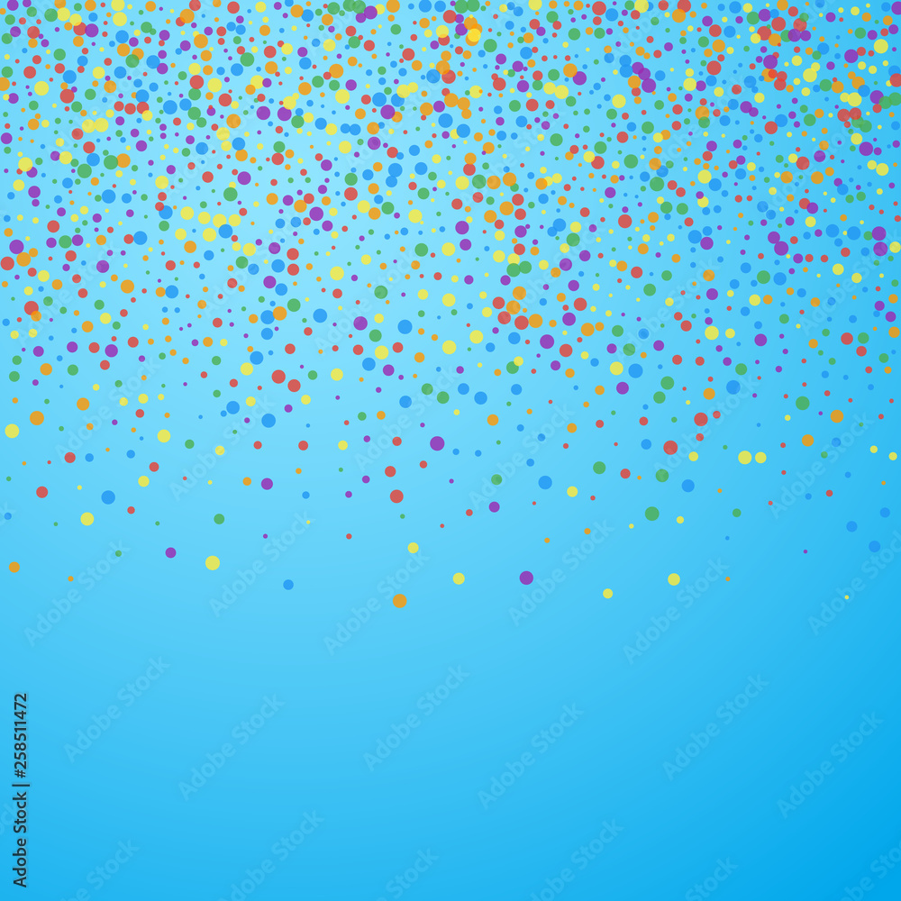 Festive confetti. Celebration stars. Rainbow confe Festive confetti. Celebration stars. Rainbow confe