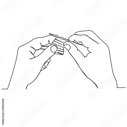 handicraft accessories knitting needles hands