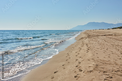 Sea beach in Turkey.