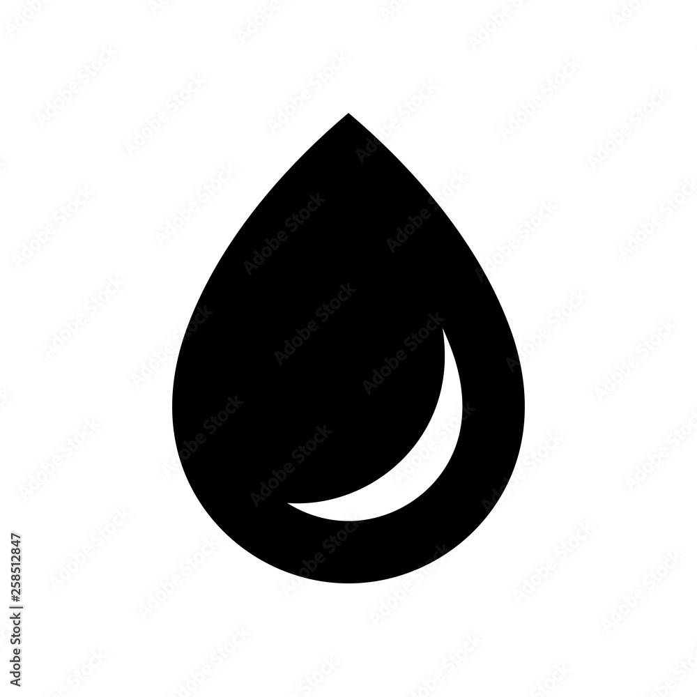 Üater drop icon, vector, logo Üater drop icon, vector, logo