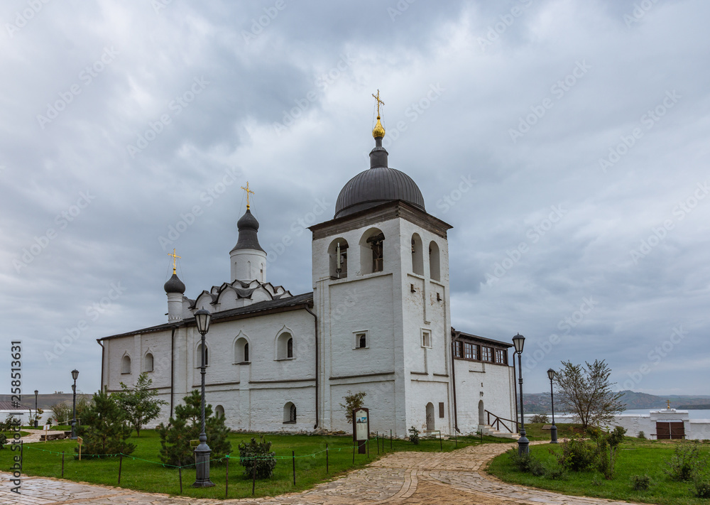 View of the Church of St. Sergius of Radonezh in the city-museum Sviyazhsk