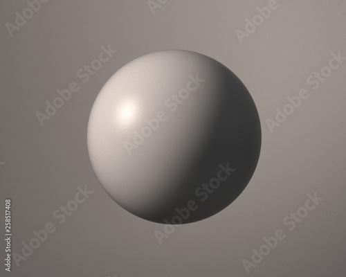 Realistic sphere isolated on gray background.jpg