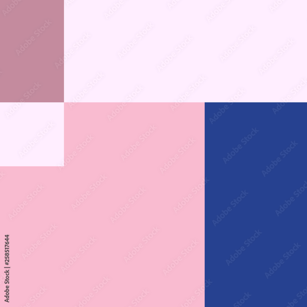 Fototapeta premium Vector Geometric Background in Material Design style. Universal Simple Minimalistic Colorful Pattern based on Grid and keyline shapes. Artwork for Business Web Presentation Cover Fabric. Indigo Pink