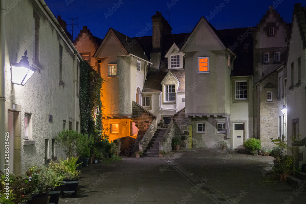 Fototapeta premium White Horse Close by night