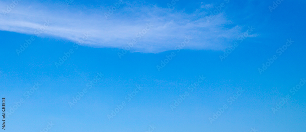 Light blue sky background