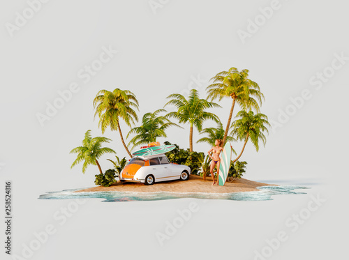 Travel and vacation concept