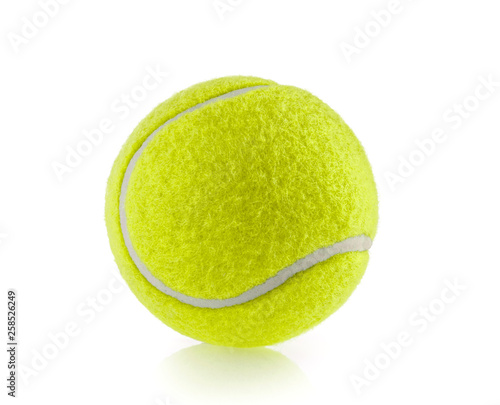 Carta da parati tennis ball isolated white background - photography