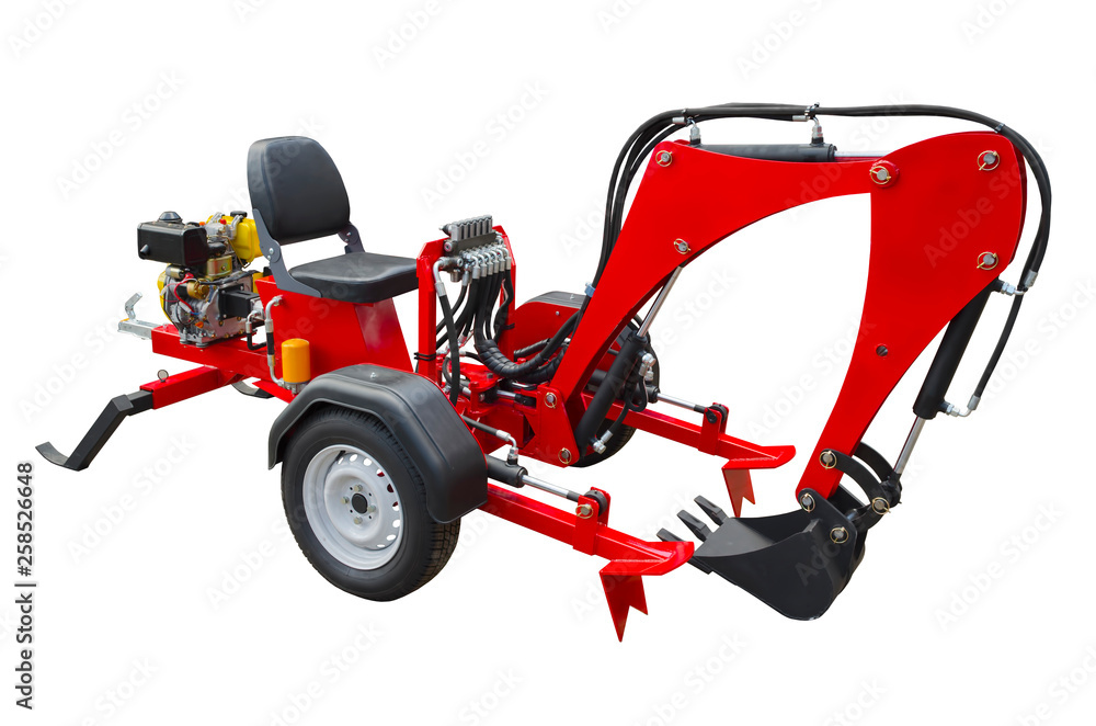 Obraz premium Small excavator