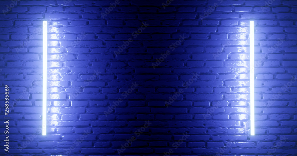 Blue led wall lights deals