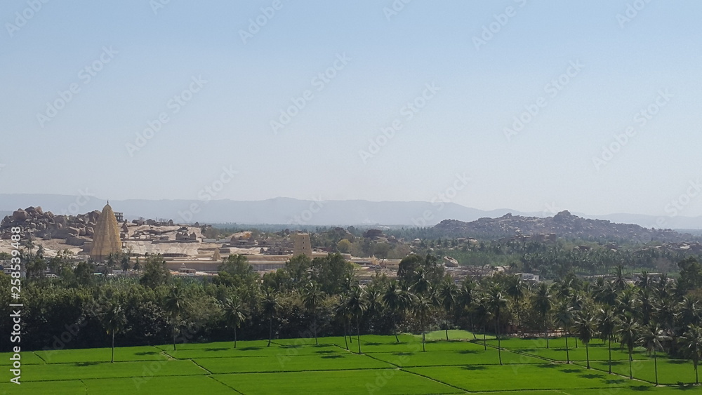 Fototapeta premium panorama of countryside
